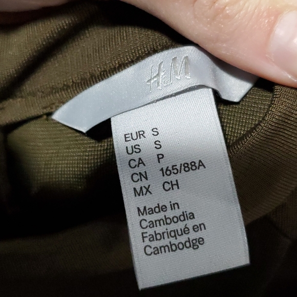H&M Army Green Dress - Picture 6 of 6